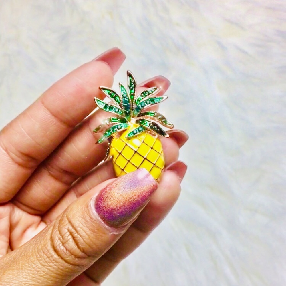 Pineapple Brooch / Pendant